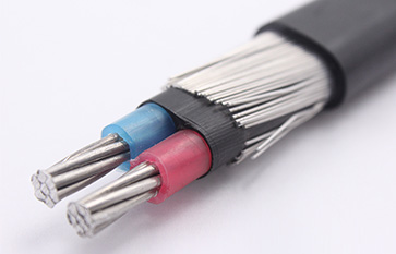 pvc insulated split concentric cable 2*4+4AWG manufacture