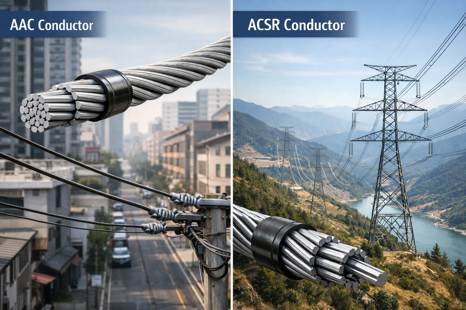 When to Use AAC or ACSR? A Practical Project Guide for Power Line Engineers