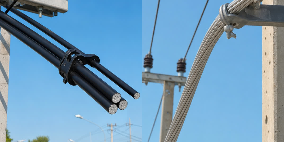 Aerial Bundled Cable (ABC) vs Bare Overhead Conductor: Complete Technical Comparison and Selection Guide
