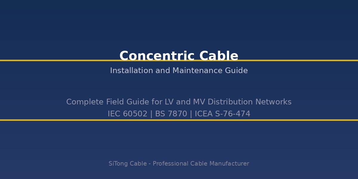 Concentric Cable Installation & Maintenance: Complete Field Guide for LV & MV Distribution Networks