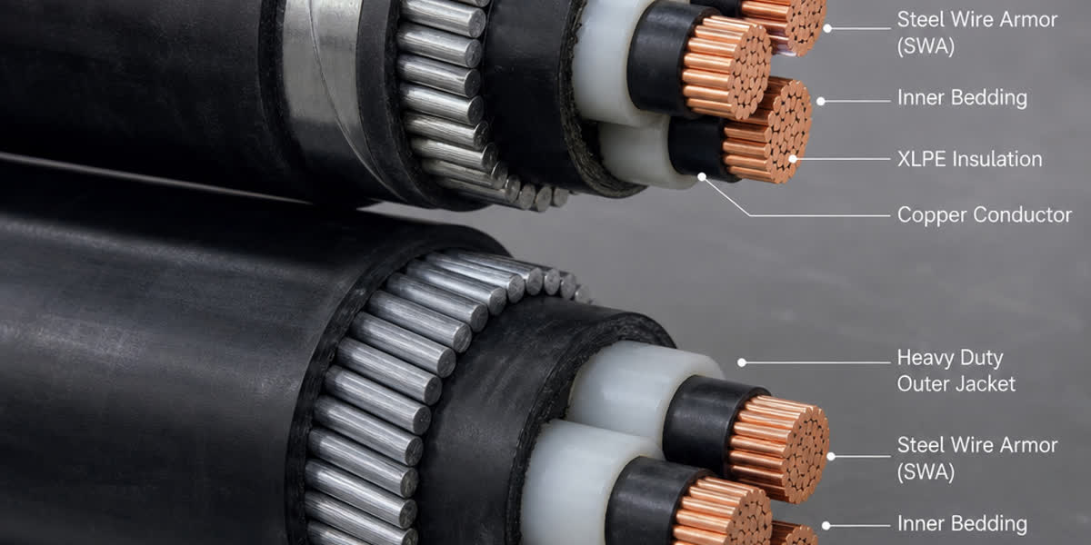 Steel Tape Armour (STA) vs Steel Wire Armour (SWA) vs Aluminium Wire Armour (AWA): Mechanical Protection, Non-Magnetic Physics and Earthing Engineering Guide