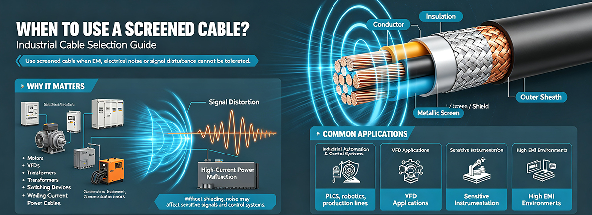 When to Use Screened Cable? A Guide for Industrial Cable Selection
