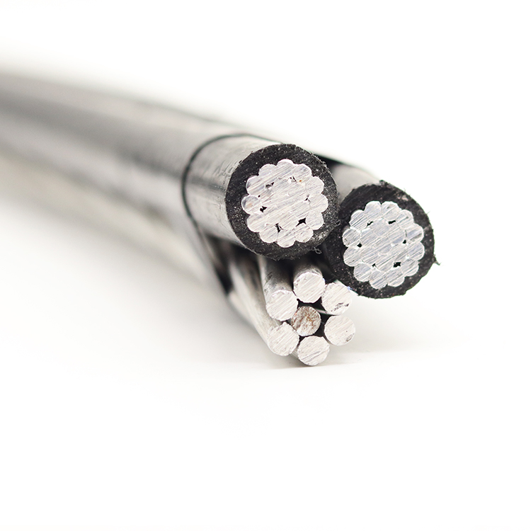 Factory Direct Sales of Cable Aluminio ACSR #3X4 "Periwinkle" Triplex Cable for Overhead ABC Cables
