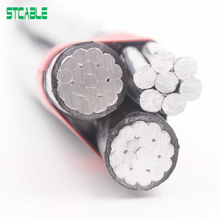 AAC conductor pvc /xlpe insulated Triplex Service Drop wire  abc cable