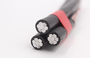 Low voltage overhead power cable Duplex triplex service drop ABCcable concentric cable