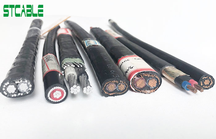 pvc insulated split concentric cable 2*4+4AWG manufacture